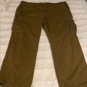 Union Bay Cargo Pants Size 42x32 OD Green 100% Cotton